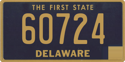 DE license plate 60724