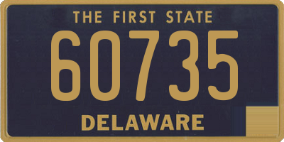 DE license plate 60735