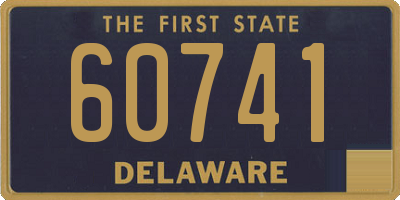 DE license plate 60741