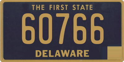 DE license plate 60766