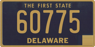 DE license plate 60775