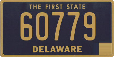 DE license plate 60779