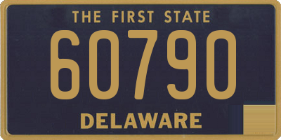 DE license plate 60790