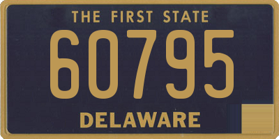 DE license plate 60795