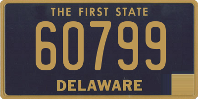 DE license plate 60799