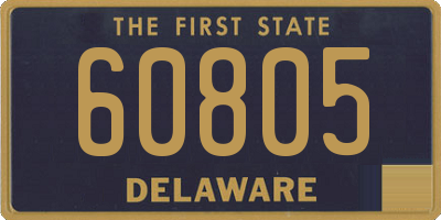 DE license plate 60805