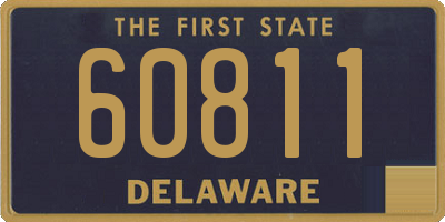 DE license plate 60811