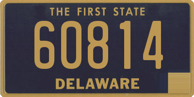 DE license plate 60814