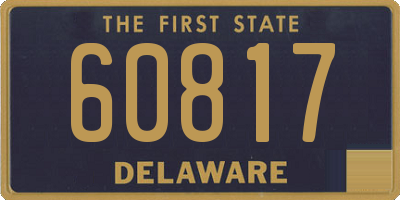 DE license plate 60817