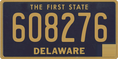 DE license plate 608276