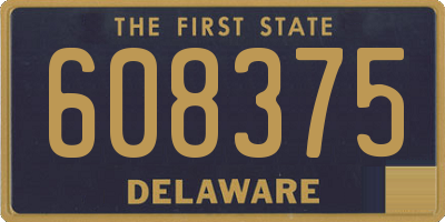 DE license plate 608375