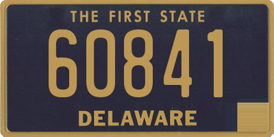 DE license plate 60841