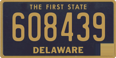 DE license plate 608439