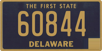 DE license plate 60844