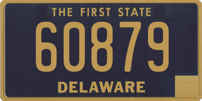 DE license plate 60879