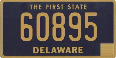 DE license plate 60895