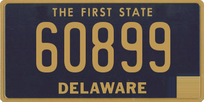 DE license plate 60899