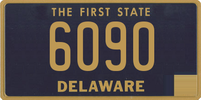 DE license plate 6090