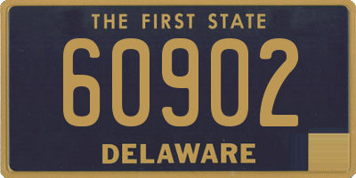 DE license plate 60902