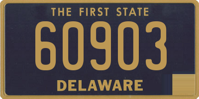 DE license plate 60903