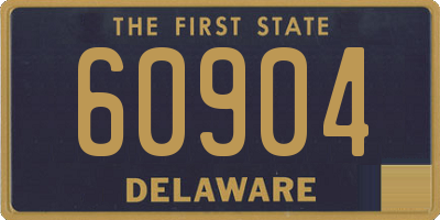 DE license plate 60904