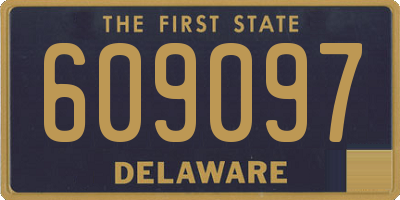 DE license plate 609097