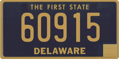 DE license plate 60915