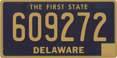 DE license plate 609272