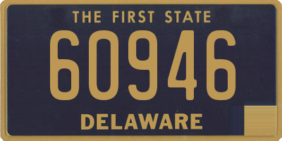 DE license plate 60946