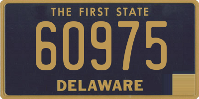 DE license plate 60975