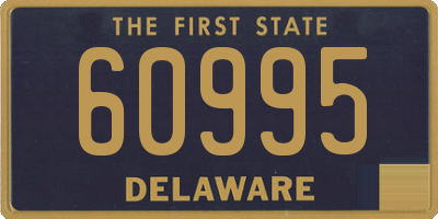 DE license plate 60995