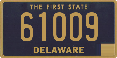 DE license plate 61009