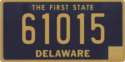 DE license plate 61015