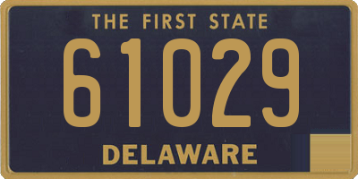 DE license plate 61029