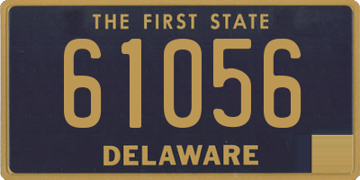 DE license plate 61056