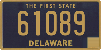 DE license plate 61089