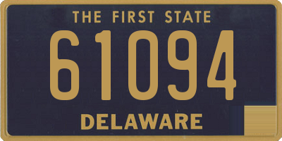 DE license plate 61094