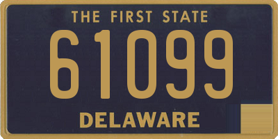 DE license plate 61099