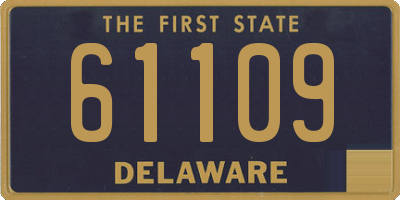 DE license plate 61109