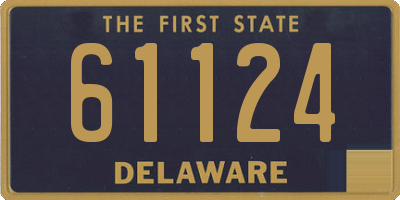 DE license plate 61124