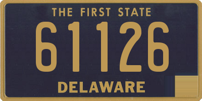 DE license plate 61126