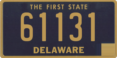 DE license plate 61131