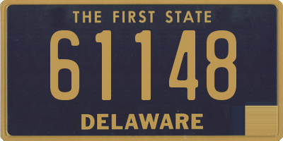 DE license plate 61148