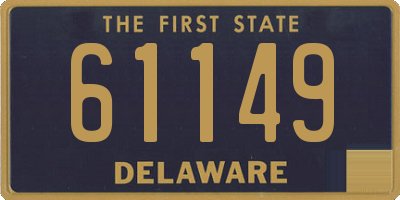 DE license plate 61149