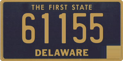 DE license plate 61155