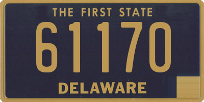 DE license plate 61170