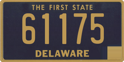 DE license plate 61175