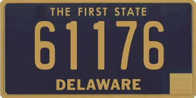 DE license plate 61176