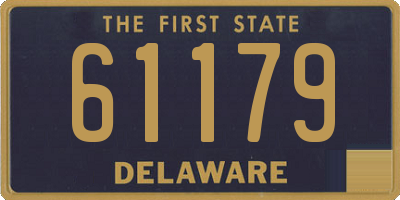 DE license plate 61179