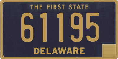 DE license plate 61195